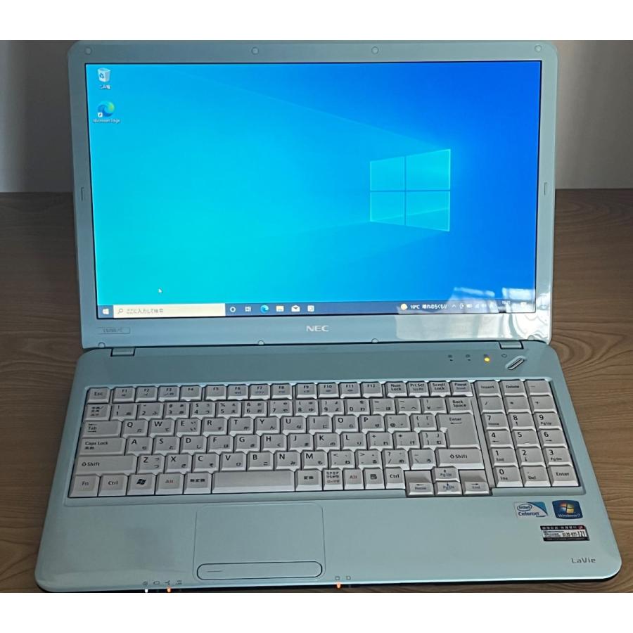 LaVie NEC Lavie LS150/C Celeron P4600 2.0GHz 4GB 250GB 中古ノート