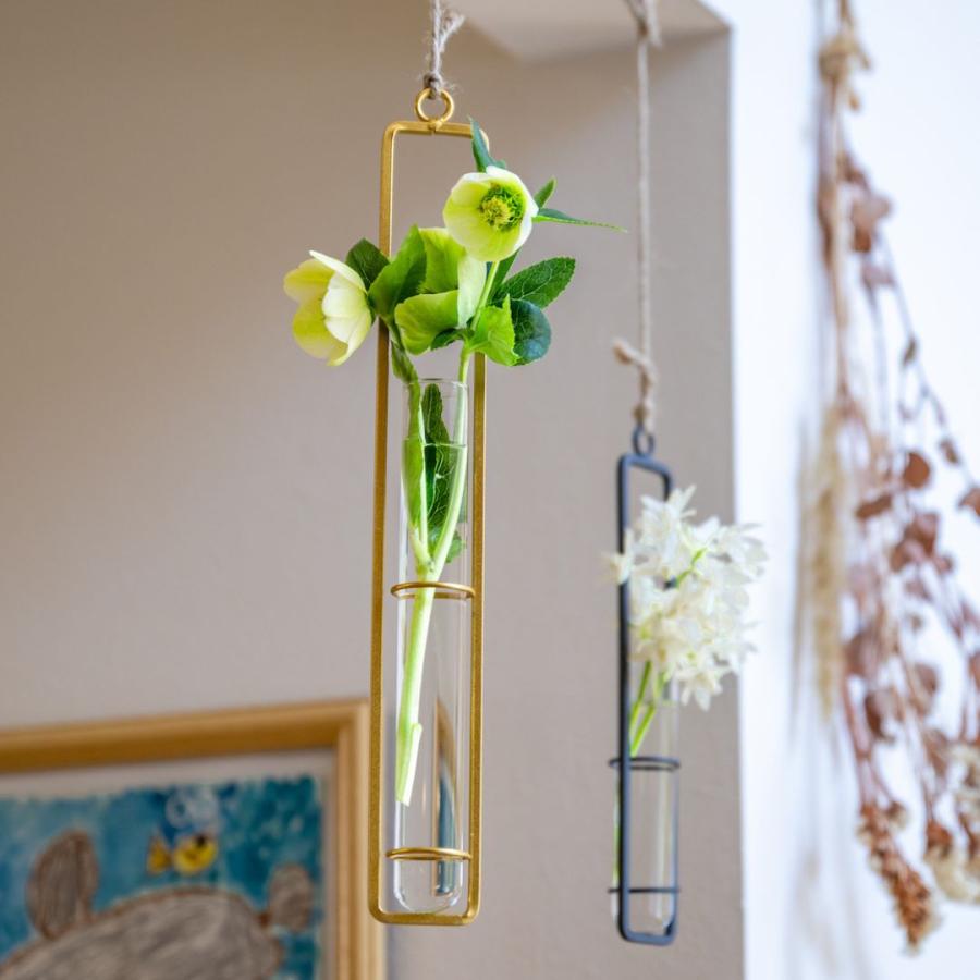 吊り下げ ガラス 花瓶 Sサイズ 花びん 一輪挿し フラワーベース