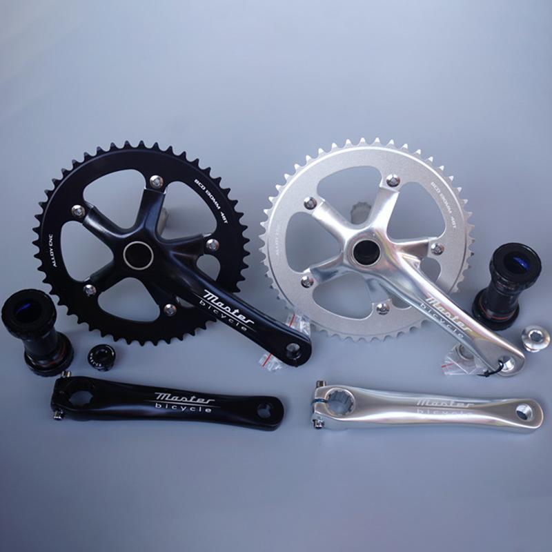 ピスト用 クランク BCD130/48T 165mm/170mm チェーンホイール