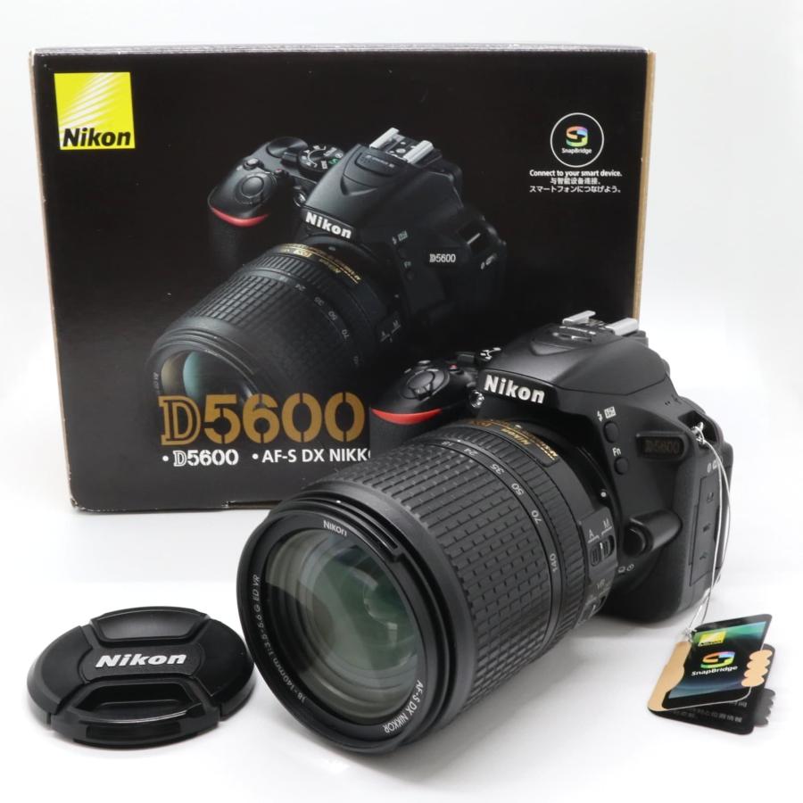 新品級 S数5956》 NIKON D5600 18-140 VR レンズキット ブラック