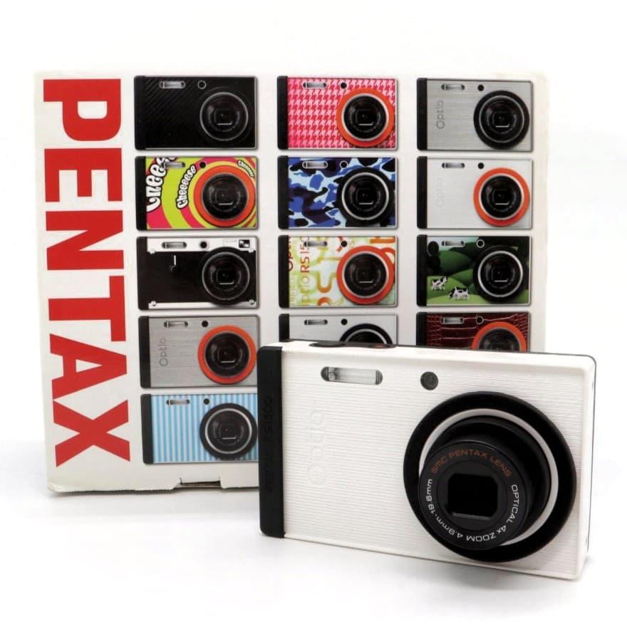 コンパクトデジタルカメラ PENTAX Optio RS1500 パールホワイト k3102