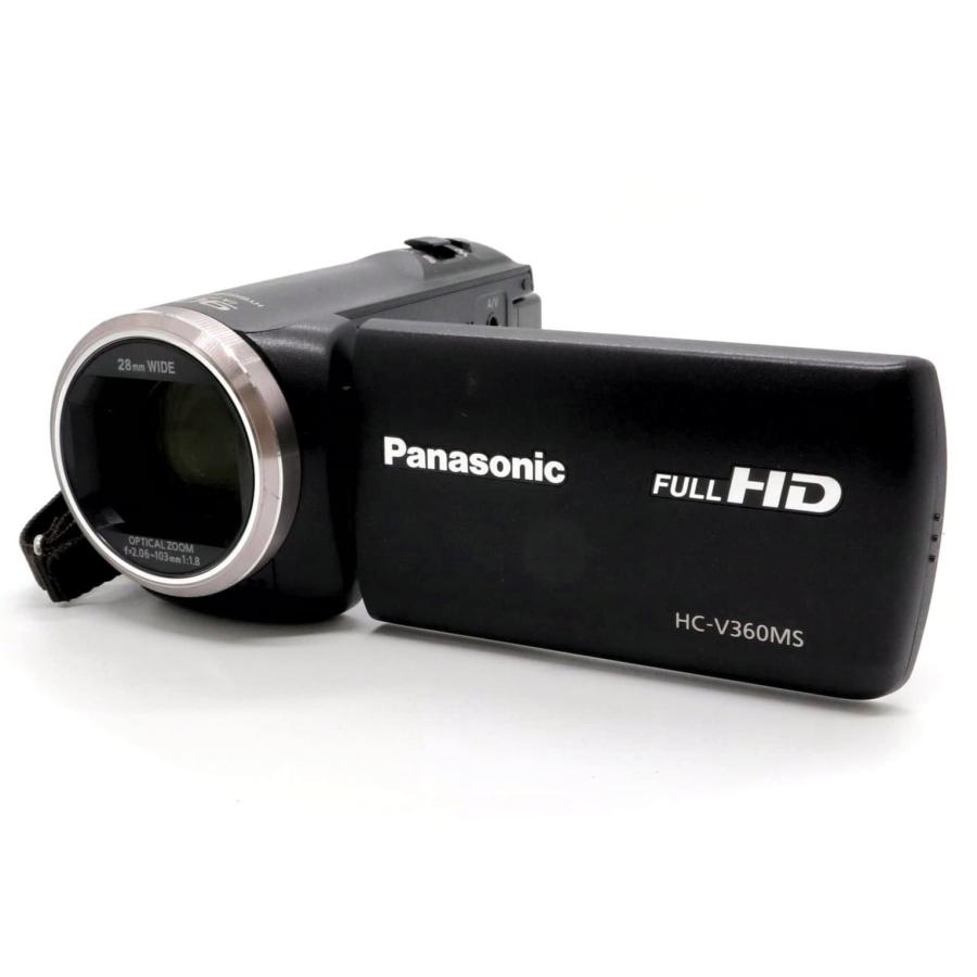 訳あり ビデオカメラ Panasonic HC-V360MS ブラック パナソニック