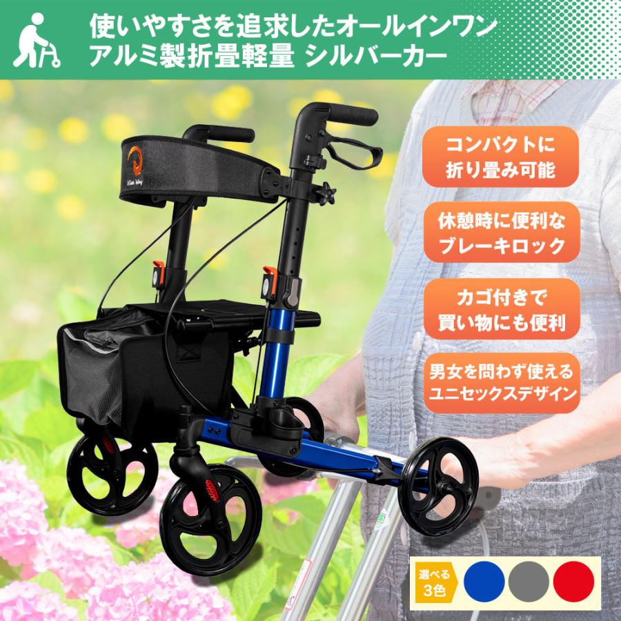 ナイス ウェイ(Nice Way)オールインワン シルバーカー スマート (多