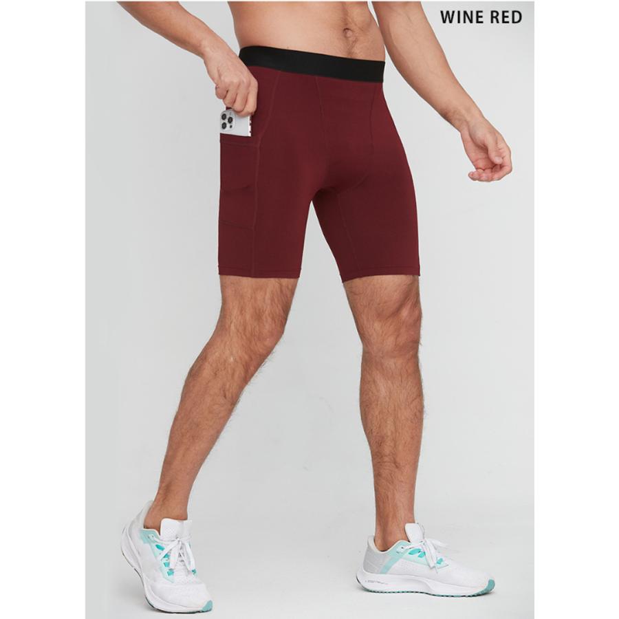 ハーフタイツ ランニング マラソン ハーフパンツ スパッツ