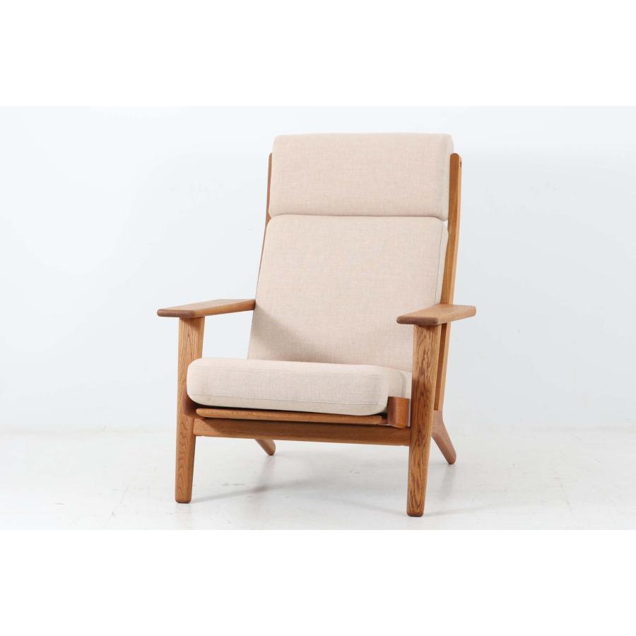北欧家具ビンテージ GE290A ハイバックソファ オーク材 Hans J.Wegner
