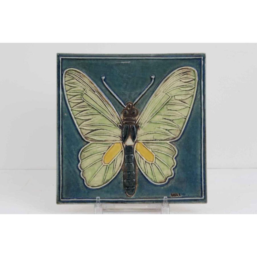 Lisa Larson リサ ラーソン 陶板 FJARILSPLATTOR チョウ蝶□北欧雑貨