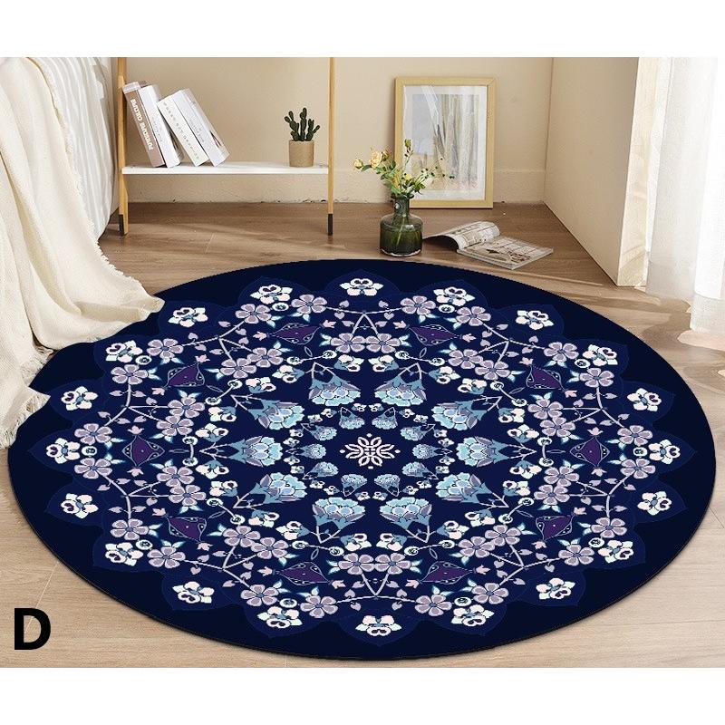 ヨガ マット 曼荼羅 マンダラ ヨガマット 厚手 円形 大判 おしゃれ