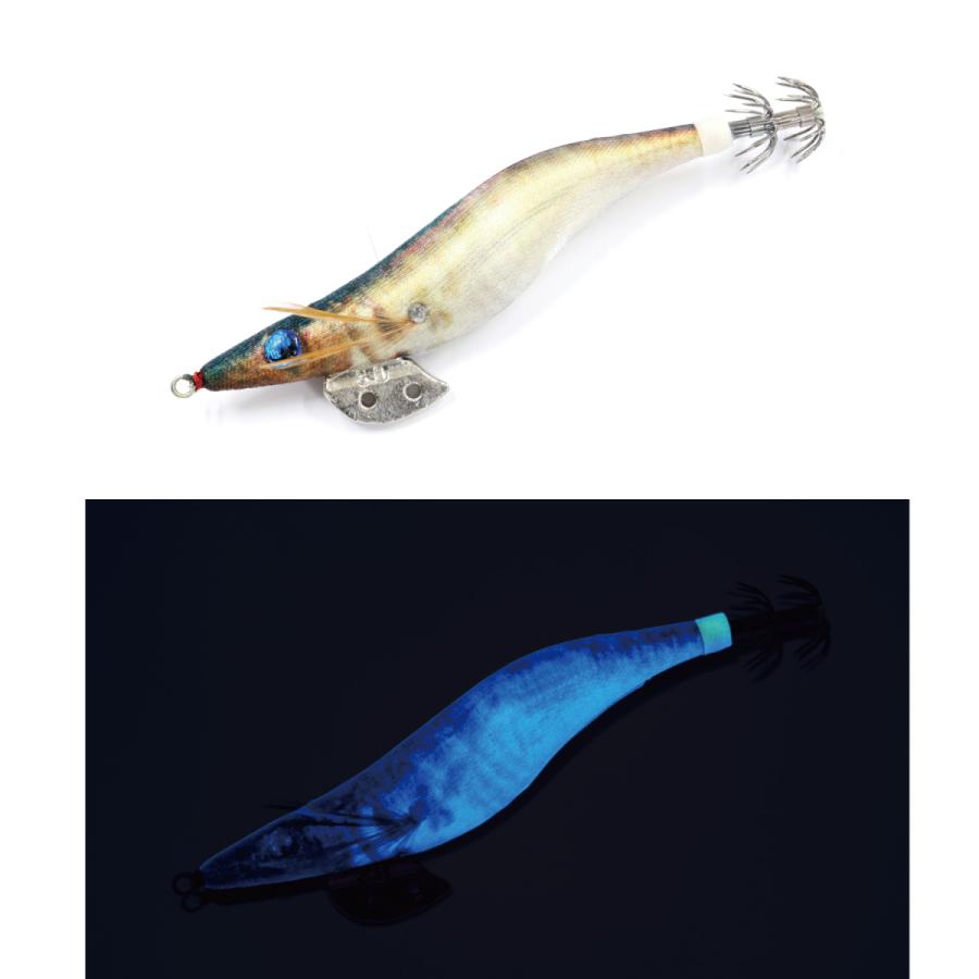 ルナヒサノ 餌木五郎 エギ5本セット ケース付き ケイムラ＆リアル