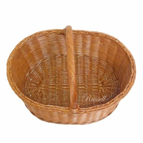 籐かご 籐バスケット かご 大きい ピクニックバスケット ラタン