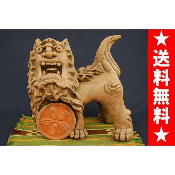 なか村工房 しっくいシーサー（1匹）66＠仲村良英 沖縄 置きもの