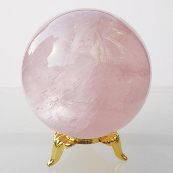 ローズクォーツ球 直径55mm マダガスカル産 天然石 パワーストーン 丸