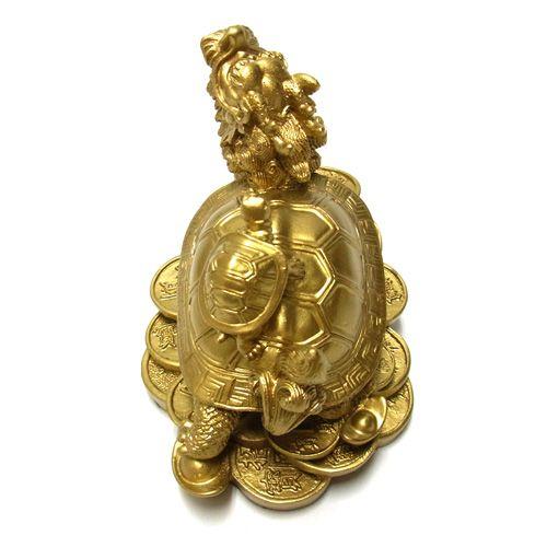 龍亀（ロングイ）10cm 風水 置物 銭亀 : 仏像と縁起物の専門店 龍祥