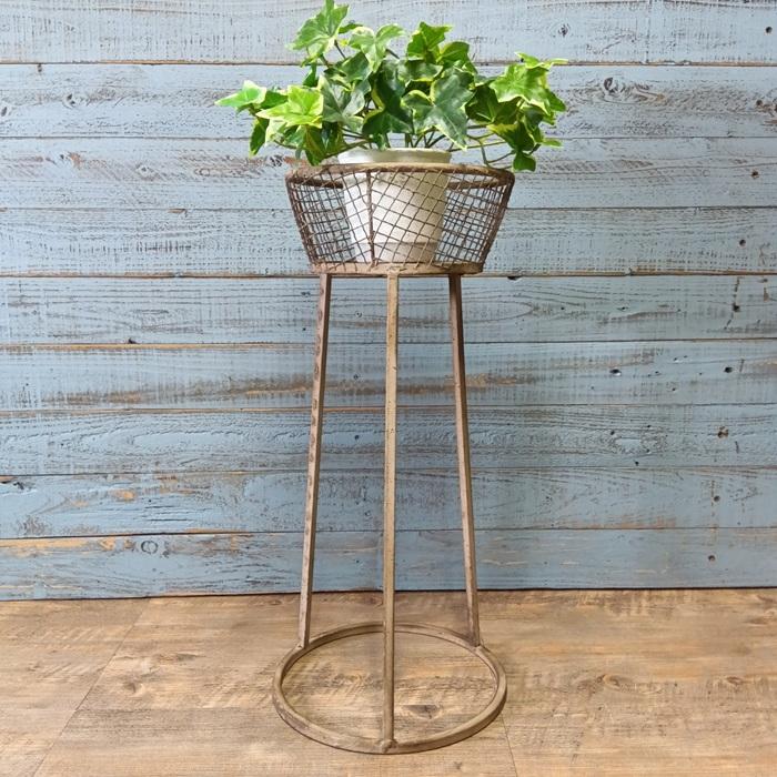 ガーデニング 雑貨 棚 花台 フラワースタンド アイアン アンティーク