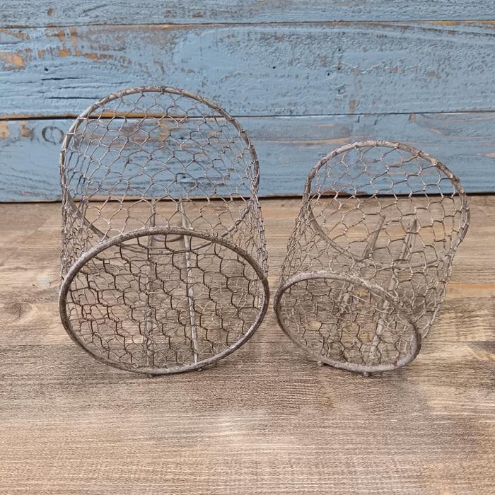 ガーデニング 雑貨 ワイヤーバスケット バスケット かご ワイヤー