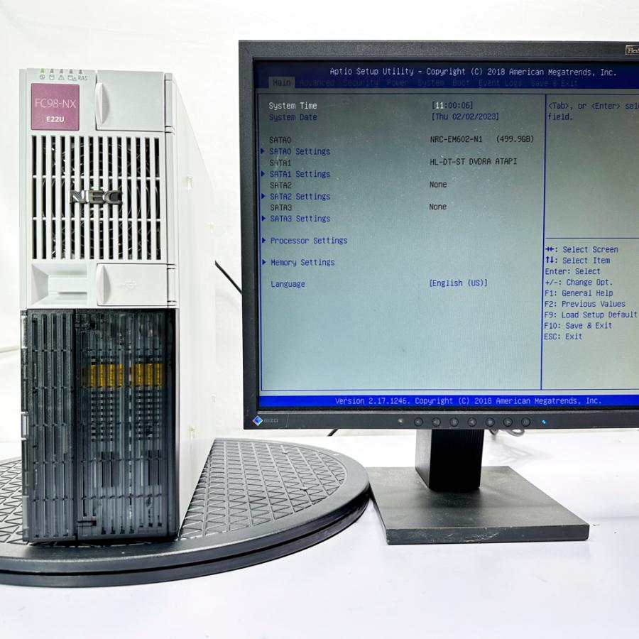 NEC NEC FC98-NX FC-E22U-S Windows7 Pro 32bit SP1 HDD 500GB×2