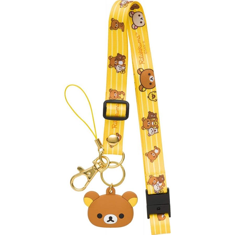 サンエックス ネックストラップ リラックマ コリラックマ キイロイトリ
