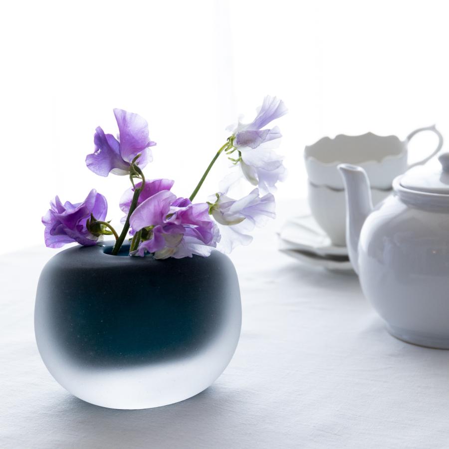 HenryDean ヘンリーディーン V.Uluru ウルル アズルマット ガラス花瓶