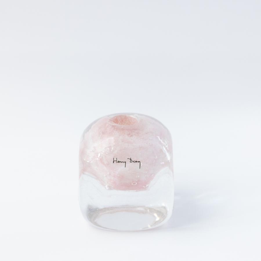HenryDean ヘンリーディーン V.Cube キューブ ブロッサム ガラス花瓶