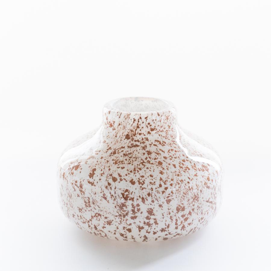 HenryDean ヘンリーディーン V.Femeia S カッパー ガラス花瓶 花器 : S