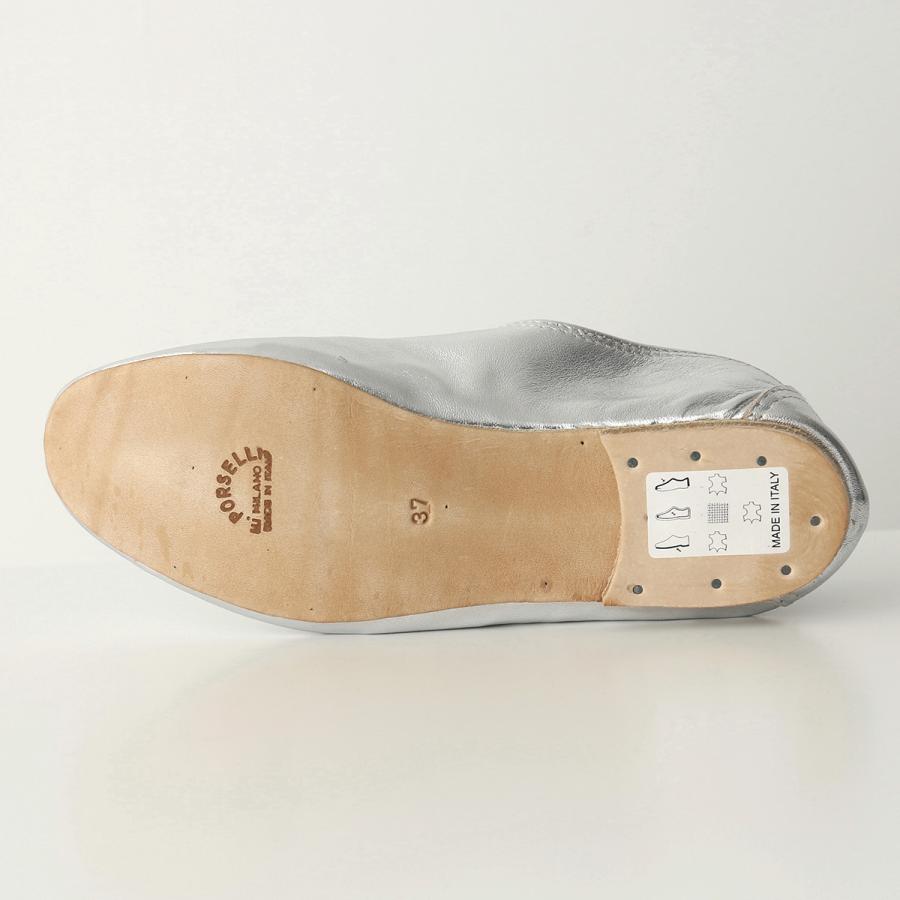 E.PORSELLI PORSELLI ポルセリ フラットシューズ JAZZ LAMINATA