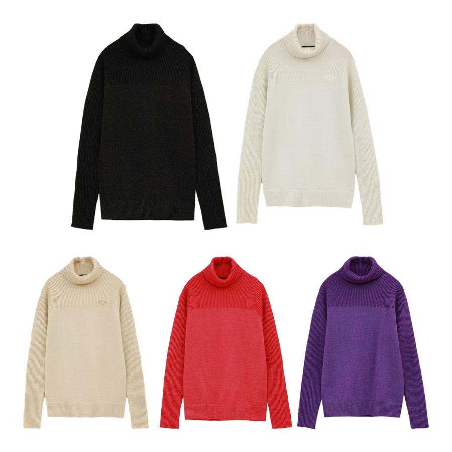 Callaway（キャロウェイ） レディース 長袖 タートルネック リブ