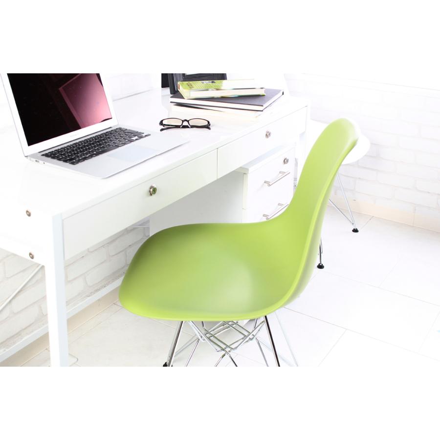 チェア イームズ シェルチェア イエロー DSR スチール脚 イス 椅子