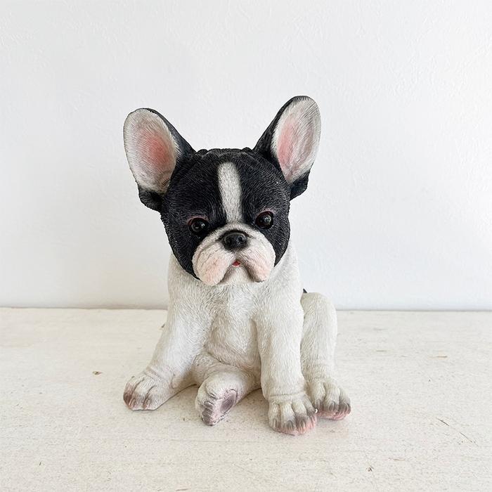 フレンチブル 犬 Dog フレブル フレンチブルドッグ 置物 可愛い ワンコ