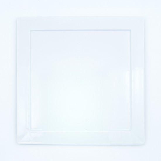 白磁 スクエア・ディナープレート 大皿 プレート 皿 角皿 有田焼 福泉