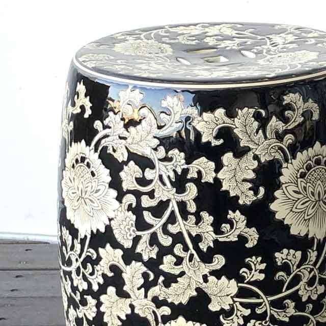 スツール チェア 陶器 イス アジアン オリエンタル コンパクト