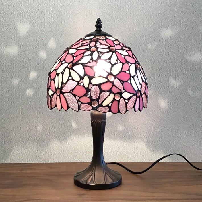 ステンドグラス ランプ テーブルライト テーブルランプ 卓上ランプ