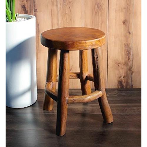 スツール 丸型 チーク 西海岸 アジアン ヴィンテージ 家具 インテリア