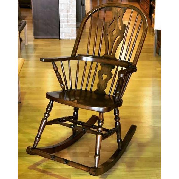 ロッキングチェアー オーク 天然木 木製 おしゃれ アンティーク