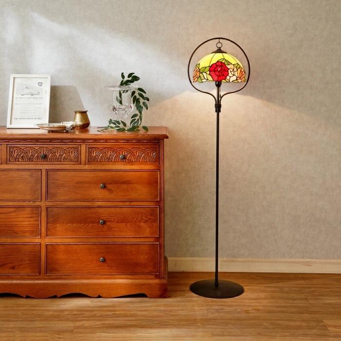 フロアランプ クラシック 間接照明 おしゃれ 1灯 アンティーク調