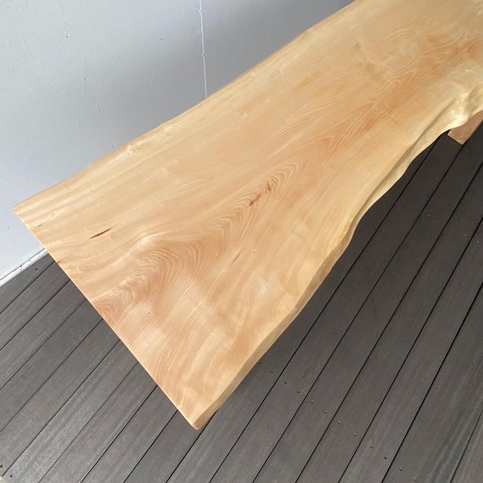 一枚板 無垢 栃 とち トチ カウンター テーブル ハイテーブル 169cm 栃