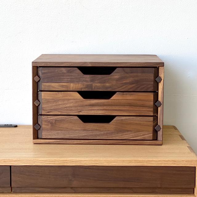 書類ケース 引き出し 木製 ウォールナットトレー書類入れ レターケース