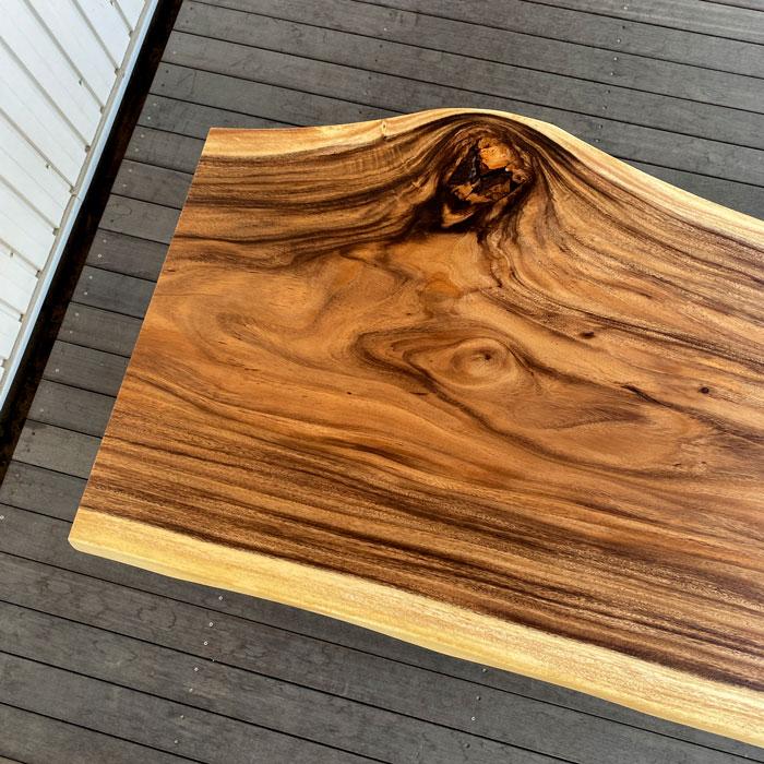 モンキーポッド 一枚板テーブルW210（兼用脚付）一枚板 テーブル