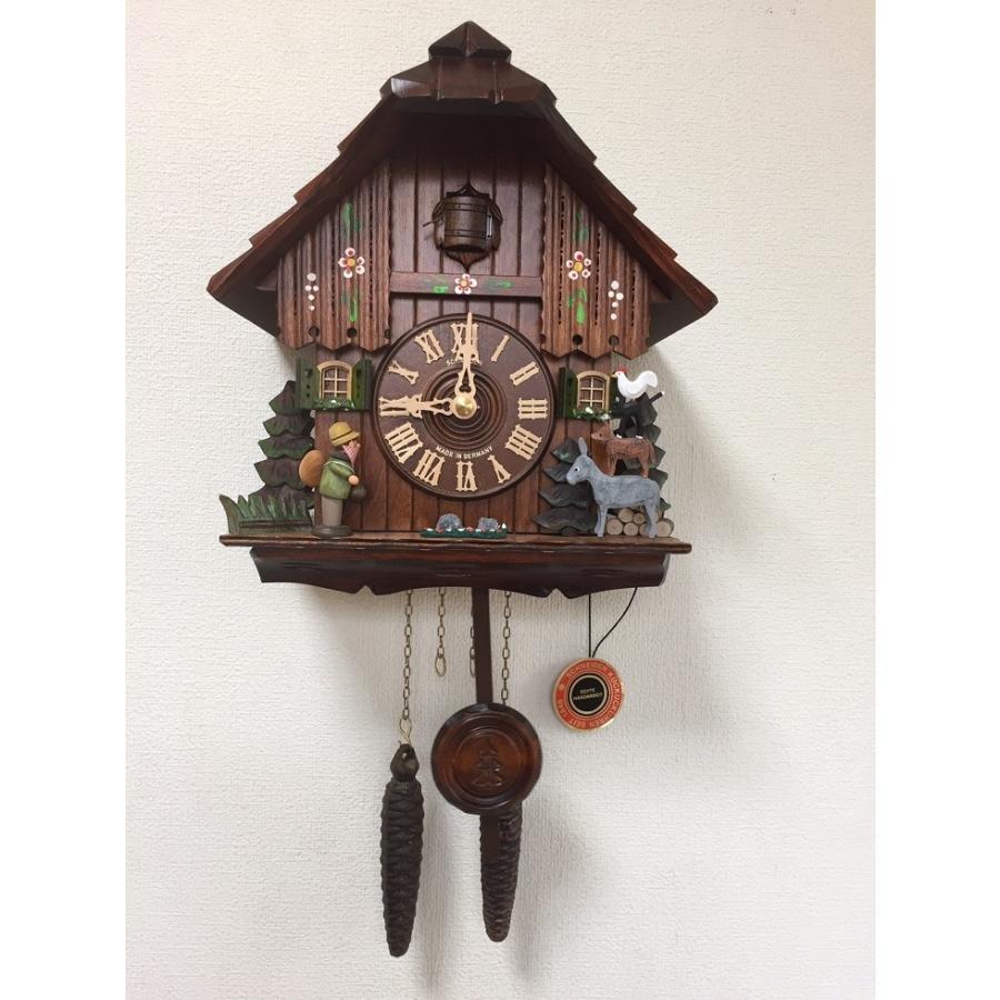 鳩時計 カッコー時計 日本製 掛時計 振り子時計 ブレーメンの音楽隊