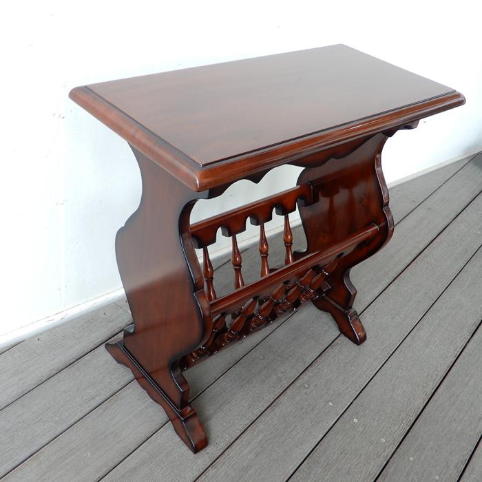 マホガニーマガジンラック マガジンラック マホガニーマガジンテーブル