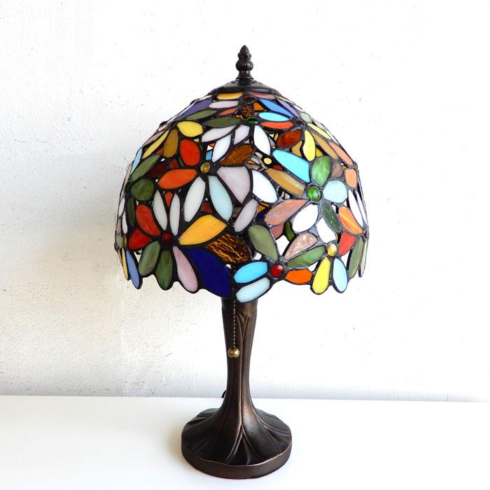 ステンドランプ BLOOM MIX ステンドグラス ランプ おしゃれ 花