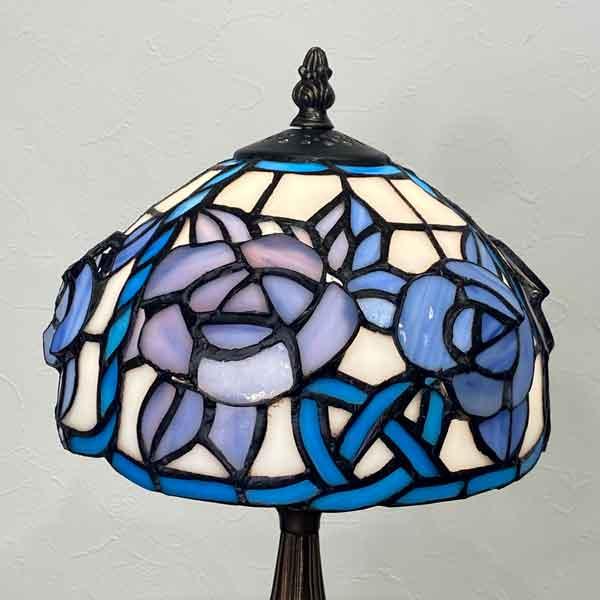 ステンドランプ 立体の薔薇 BL ランプ ステンドガラス スタンド照明