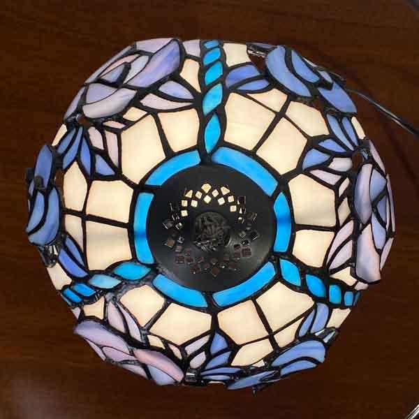 ステンドランプ 立体の薔薇 BL ランプ ステンドガラス スタンド照明