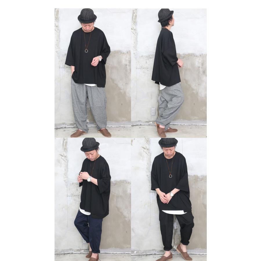 アシンメトリービッグTシャツ [M便 1/1] リバーシブルTシャツ メンズ