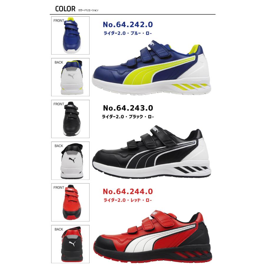 PUMA（プーマ） 【優良配送】 安全靴 セーフティーシューズ ライダー