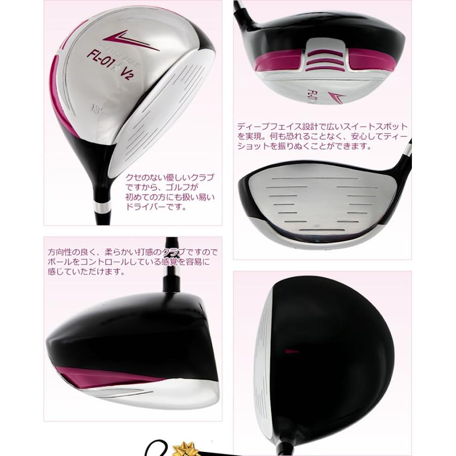 WORLD EAGLE ゴルフクラブセット ワールドイーグル レディース FL-01