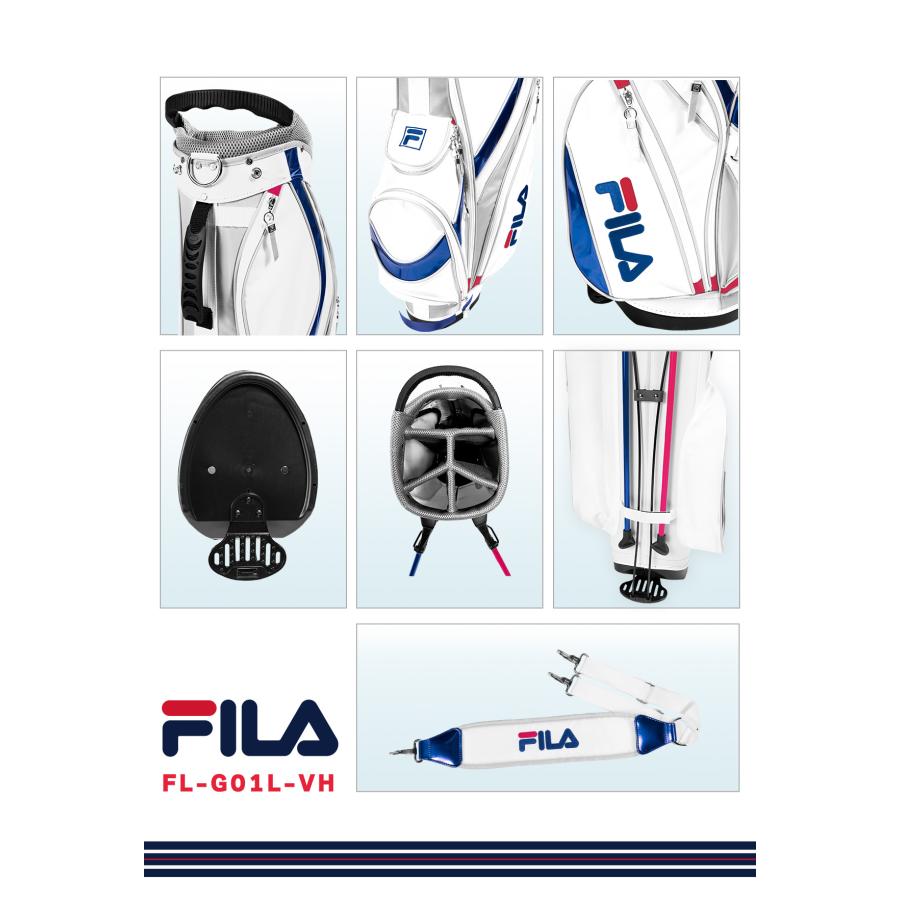 ゴルフクラブセット レディース FILA GOLF フィラ FL-G01L ブルー 14点