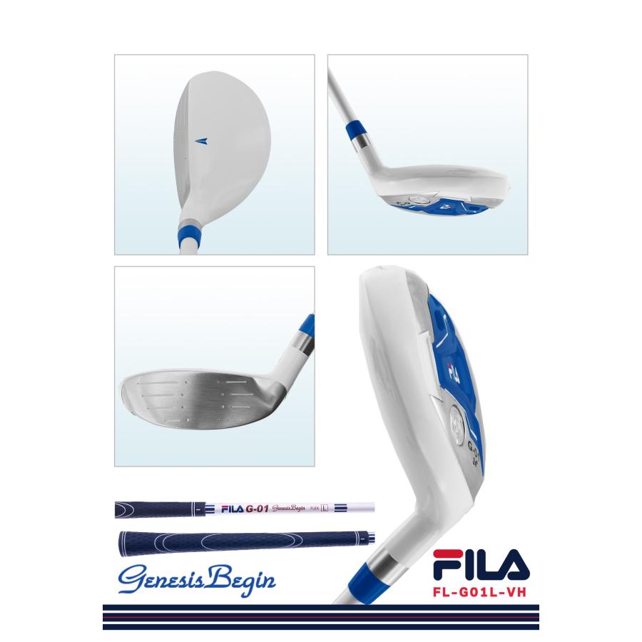 ゴルフクラブセット レディース FILA GOLF フィラ FL-G01L ブルー 14点