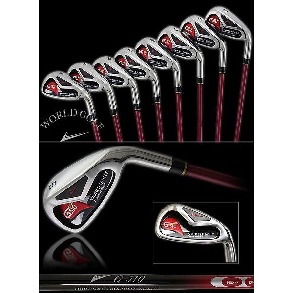 WORLD EAGLE アイアンセット ゴルフクラブ ワールドイーグル メンズ WE