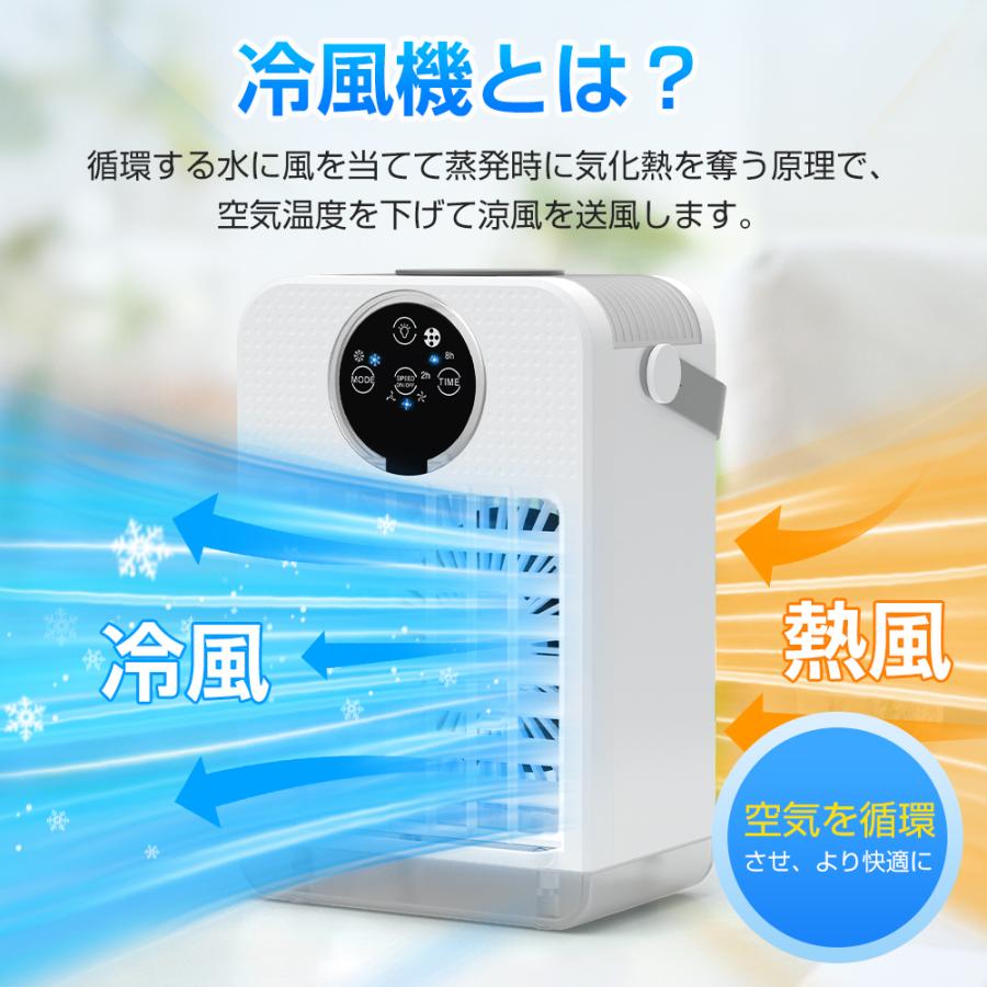 扇風機 dcモーター コンパクト冷風扇 卓上 静か おしゃれ 小型 強力