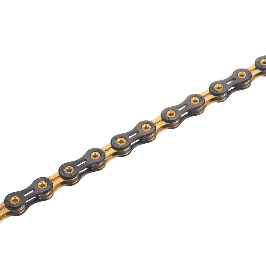 SUMC チェーン SX12SL ブラック×ゴールド 12段 シマノ、スラム