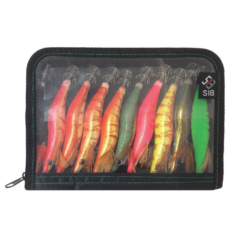 オルルド釣具 エギ 餌木ルアー エギング 10色セット 収納ケース付き